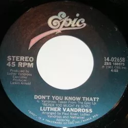 Don't You Know That?