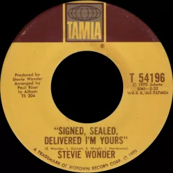 Signed, Sealed, Delivered (I'm Yours)