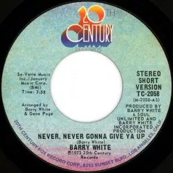 Never, Never Gonna Give Ya Up
