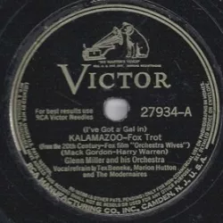 (I've Got a Gal In) Kalamazoo
