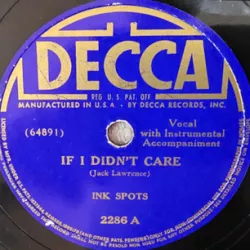 If I Didn't Care