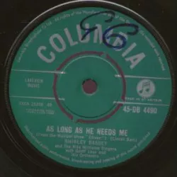 As Long as She Needs Me