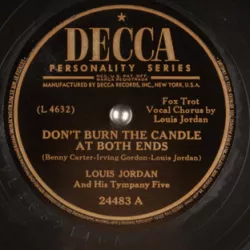 Don't Burn the Candle at Both Ends