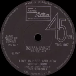 Love Is Here and Now You're Gone
