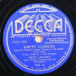 Empty Saddles